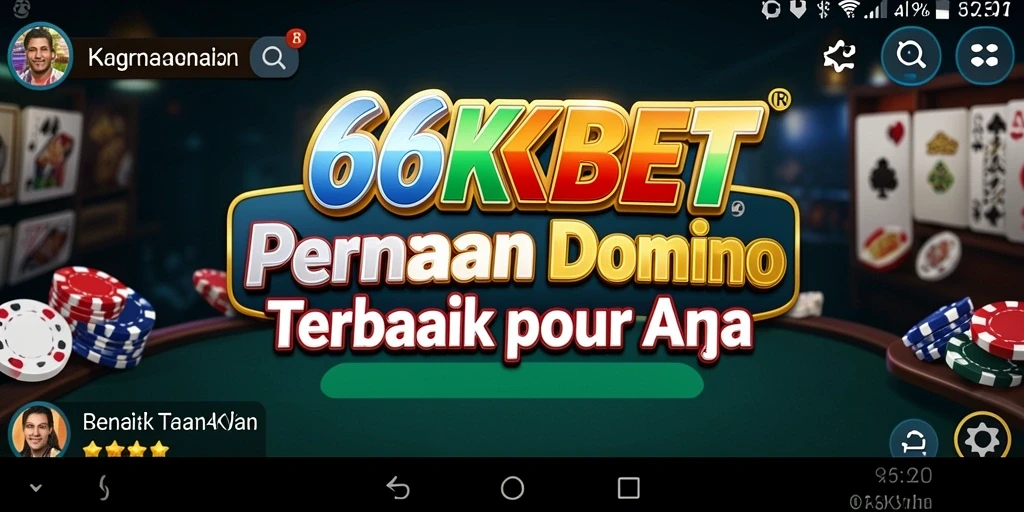 Tampilan menarik dari gameplay Domino 66KBET yang seru.