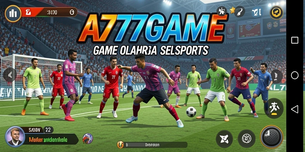 Tampilan gameplay menegangkan dan interaktif dalam A777GAME.
