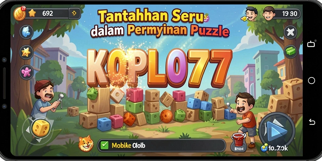 Screenshot KOPLO77 menampilkan gameplay Puzzle yang seru dan interaktif.