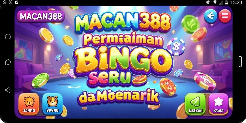 Tampilan gameplay seru dan menarik di MACAN388 saat bermain Bingo.