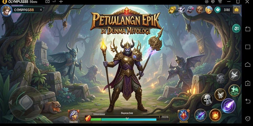 Tampilan gameplay OLYMPUS88 yang menakjubkan dan penuh aksi.