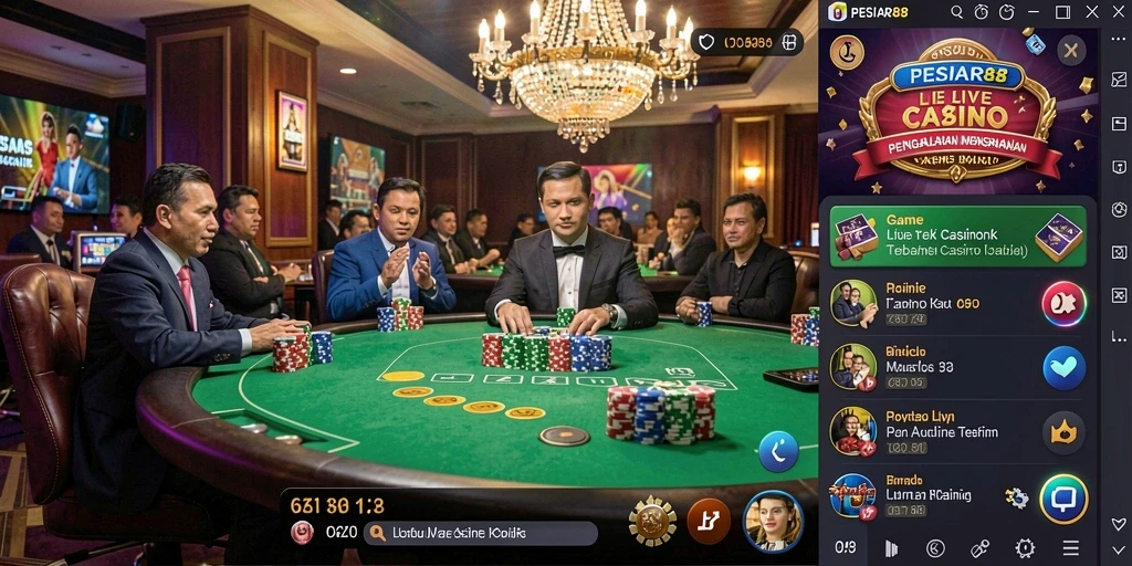 Pengalaman Live Casino yang mendebarkan dengan dealer langsung.