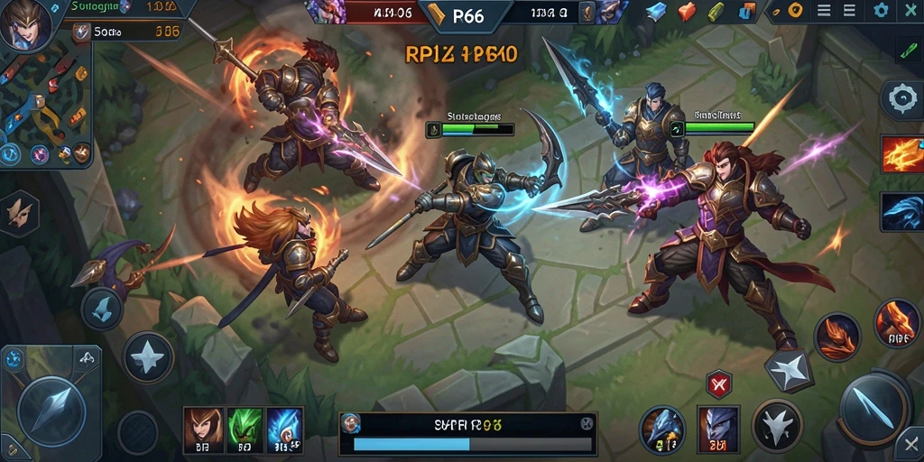 Tangkapan layar gameplay RP66 menunjukkan aksi pertarungan yang mendebarkan.