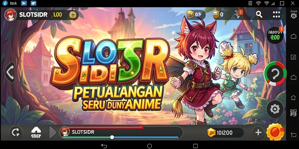 Tampilan menawan dari gameplay SLOTSIDR yang penuh warna.