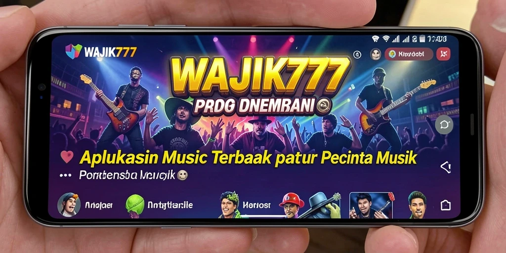 Tampilan gameplay WAJIK777 yang menarik dengan berbagai pilihan musik.